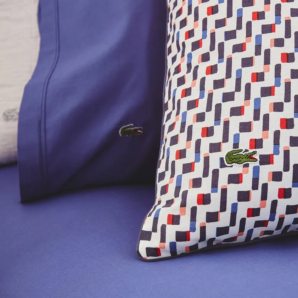 Lacoste Comforter Set Twin/Twin XL Red New Grove Geometric 2000000835